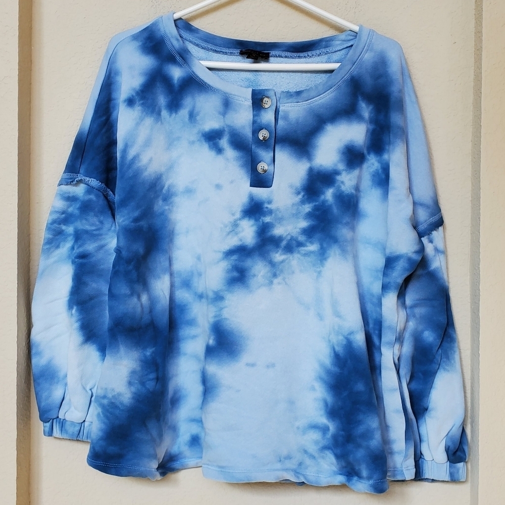 Current Air by Anthropologie 2pc French Terry Sweatshirt and Shorts.   Size 1x